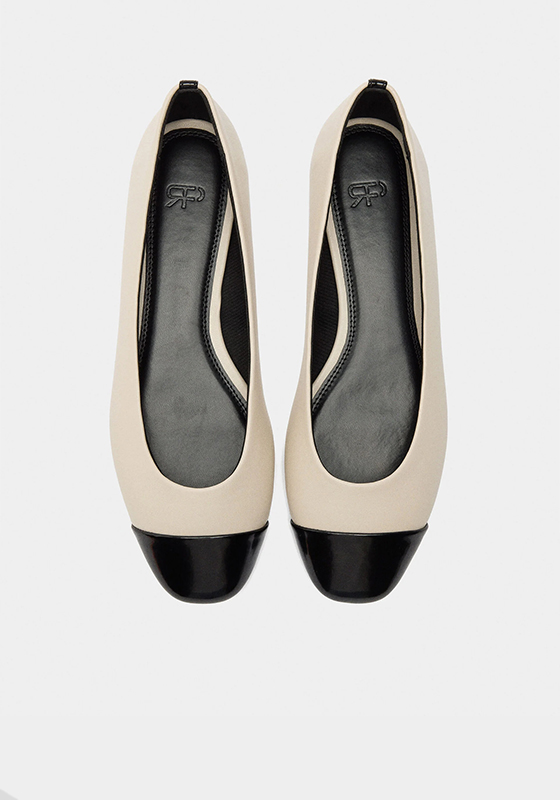 کفش Parfois Ballet Flats Ecru